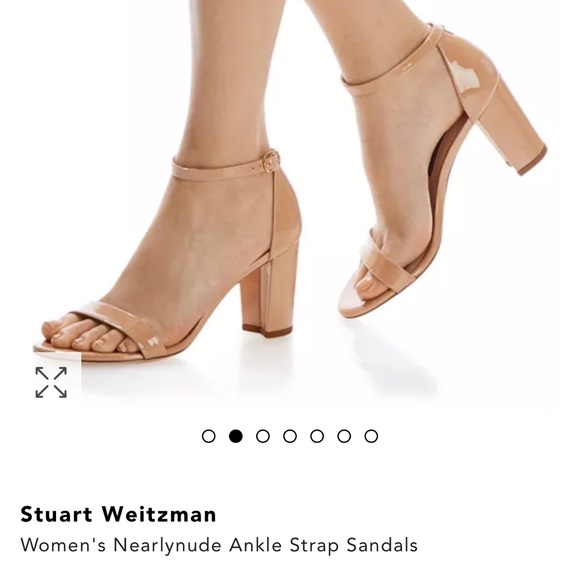 Stuart Weitzman NearlyNude Ankle Strap Sandal - Picture 9 of 10